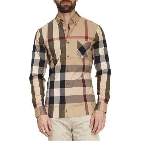 camicia uomo burberry outlet|burberry clothing for men.